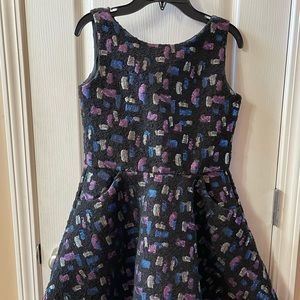 Zoe Ltd. Size 14 black patterned dress